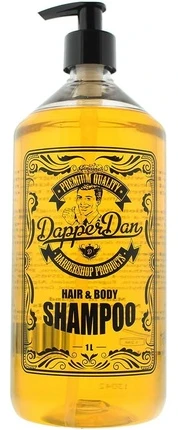 Dapper Dan Hair and Body Šampūnas šampūnas ir kūno prausiklis vyrams, 1000 ml