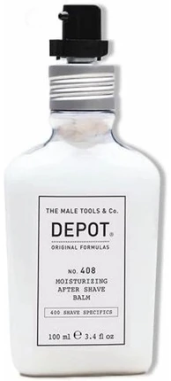 „Depot 400 Shave Specifications No. 408“ drėkinamasis balzamas po skutimosi su šviežiais juodaisiais pipirais, 100 ml