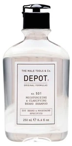 Drėkinantis ir gaivinantis barzdos šampūnas Depot No. 501, 250 ml