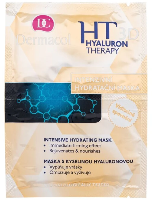 Dermacol 3D Hyaluron Therapy Face Mask moterims, 16 ml
