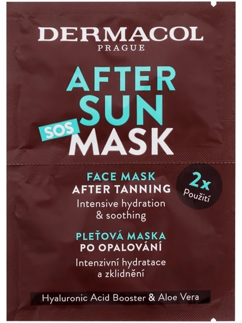 Dermacol After Sun SOS kaukė po saulės priežiūros