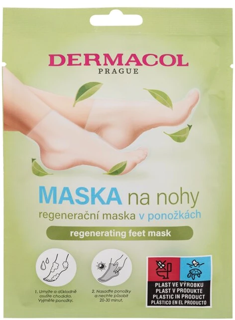 Dermacol Feet Mask Regenerating Foot Mask regeneruojanti pėdų kaukė, 2 x 15 ml