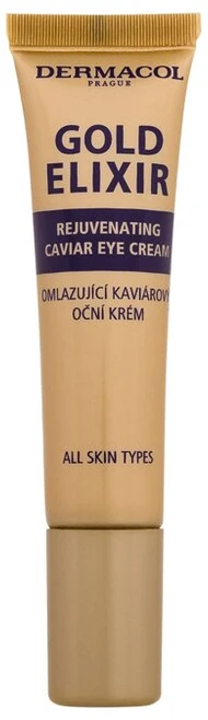 Dermacol Gold Eliksyras Rejuvenating Caviar Paakių kremas Paakių kremas