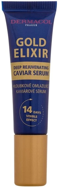 Dermacol Gold Eliksyras Deep Rejuvenating Caviar Serum odos serumas