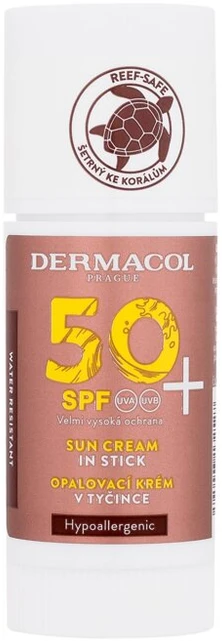 Dermacol Sun Kreminis In Stick veido priežiūros priemonė nuo saulės