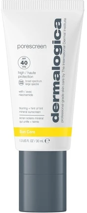 Dermalogica Sun Care PoreScreen Mineral Sunscreen SPF 40 apsauginis veido kremas nuo saulės, 30 ml