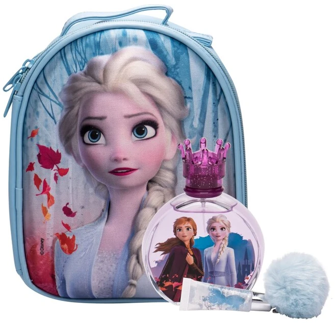3 dalių rinkinys Disney Frozen II Backpack Eau De Toilette Purškiklis, 100ml
