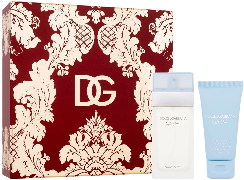 Kvepalų rinkinys moterims Dolce & Gabbana Light Blue (EDT, 50 ml + kūno kremas 50 ml)