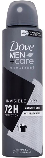 Dove Men + Care Advanced Invisible Dry Antiperspirant vyrams, 150 ml