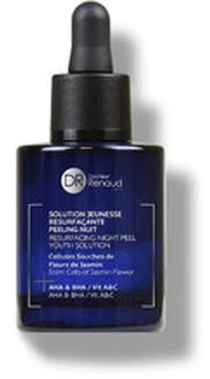 Dr. Renaud Jasmine Flower Resurfacing Night Peel Youth Solution naktinė atnaujinanti šveičiamoji priemonė veidui, 30 ml