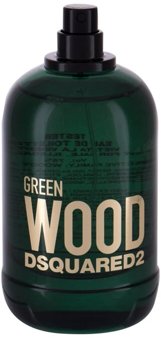 Dsquared2 Žalias Wood Pour Homme tualetinio vandens purškiklis 100ml - produktas be pakuotės