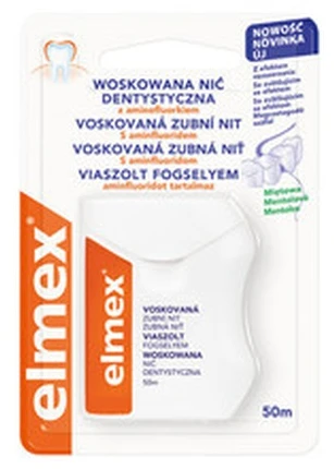 Elmex Dantų siūlas su vašku 50 m