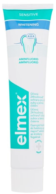 Elmex Sensitiv e Whitening 75 ml dantų balinimas