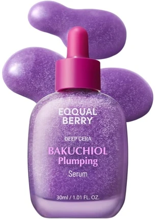 Eqqualberry Deep Cera Bakuchiol Plumping Serum Skin Serum, 30 ml