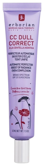 Erborian CC Dull Correct Odos spalvą koreguojantis veido kremas 45ml