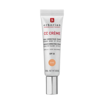 Erborian CC odos spalvą koreguojantis veido kremas, 15 ml | spalva: Doré
