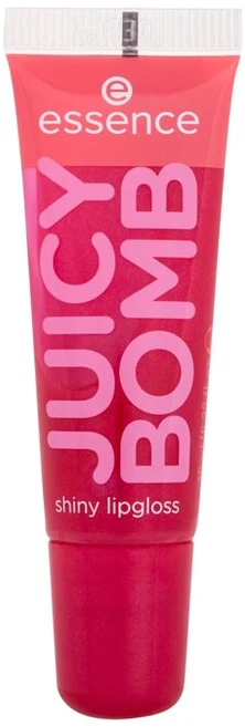 Essence Juicy Bomb vaisių aromato lūpų blizgesys spindinčioms lūpoms, atspalvis: 104-Poppin' Pomegranate, 10 ml