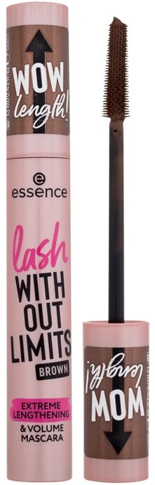 Essence Lash Without Limits Extreme Lengthening & Volume Blakstienų tušas Blakstienų tušas moterims, 13 ml
