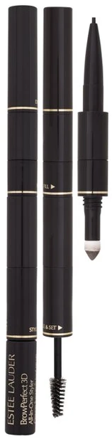 Estée Lauder Browperfect 3d antakių pieštukas 3 viename juodai rudas 1 U