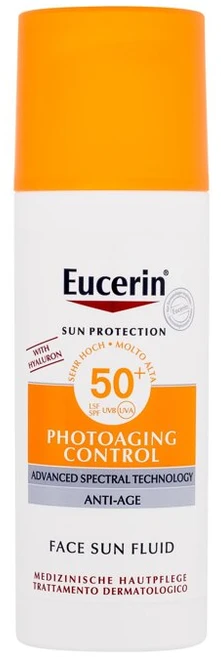 Apsauginis kremas nuo saulės Eucerin Sun Photoaging Control Tinted SPF 50+ Medium, 50 ml
