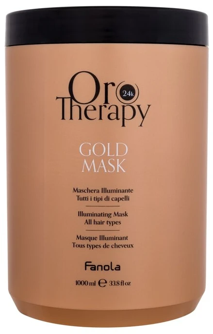 Fanola Oro Therapy 24K Gold Mask Hair Mask plaukų kaukė, 1000 ml