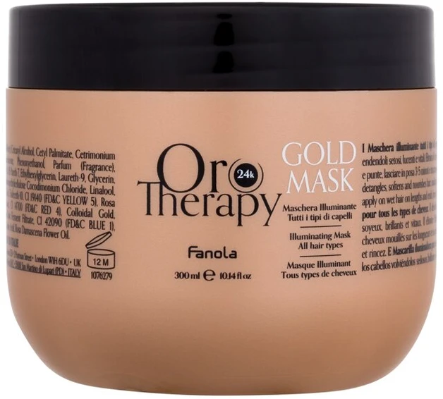 Fanola Oro Therapy 24K aukso kaukė plaukų kaukė