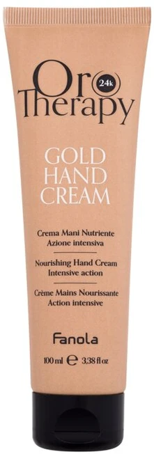 Fanola Oro Therapy 24K Gold Hand Kreminis Hand Kreminis moterims, 100 ml