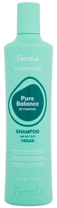 Fanola Vitamins Pure Balance Šampūnas šampūnas, 350 ml