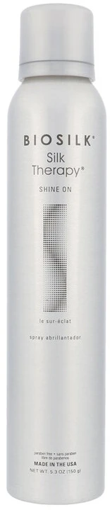 Farouk Systems Biosilk Silk Therapy Shine On skalavimo priemonė ir kondicionierius viename 150 ml