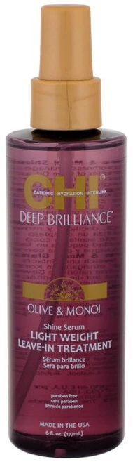 CHI Deep Brilliance Olive&Monoi Light Weight nenuplaunamas kondicionierius 177ml