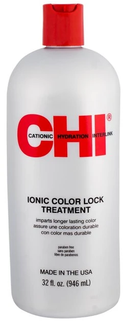 CHI IONIC COLOR LOCK TREATMENT kondicionerius po plaukų dažymo 946 ml