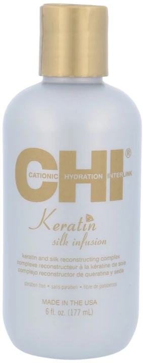 Keratino ir šilko kompleksas plaukams CHI Keratin Silk Infusion, 177 ml
