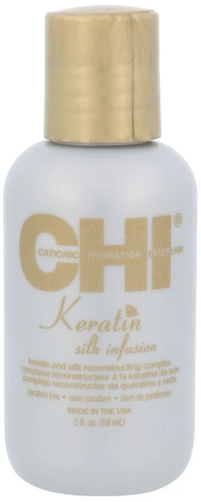 Keratino ir šilko kompleksas plaukams CHI Keratin Silk Infusion, 59 ml