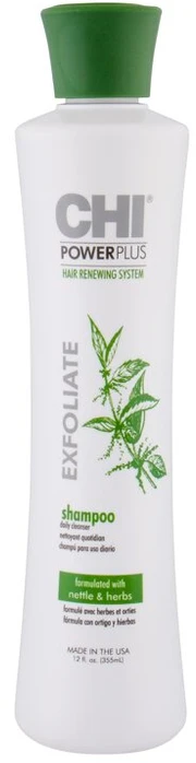 Farouk Systems Valomasis šampūnas CHI PowerPlus Hair Renewing System Exfoliate Šampūnas Daily Valiklis 355ml