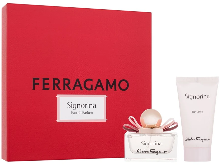 Salvatore Ferragamo Ferragamo Signorina rinkinys moterims (EDP, 30 ml + kūno losjonas, 50 ml)