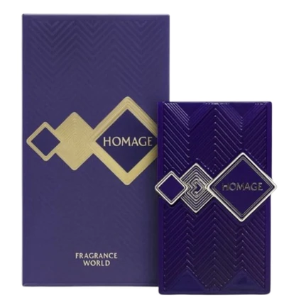 Fragrance World Homage EDP parfumuotas vanduo vyrams, 100 ml