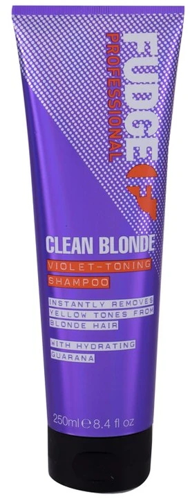 Fudge Professional Fudge Clean Skirtas šviesiems plaukams Violet-Toning Šampūnas šampūnas šviesiems plaukams, 250 ml