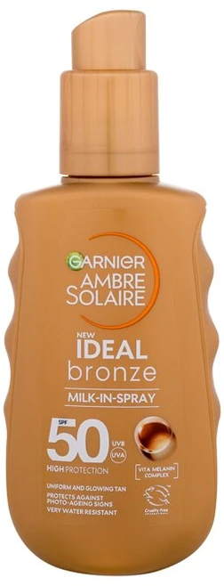 Garnier Ambre Solaire Ideal Bronze Milk-In-Purškiklis Sun Losjonas kūnui