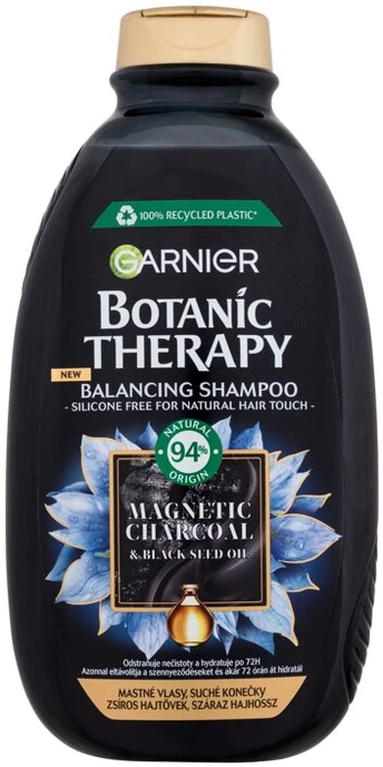 Garnier Botanic Therapy Magnetic Charcoal & Juodas Seed Oil Šampūnas moterims, 400 ml