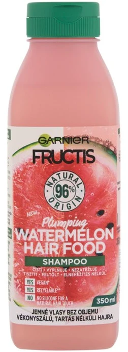 Garnier Fructis Hair Food Watermelon Plumping Šampūnas Šampūnas moterims, 350 ml