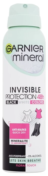 Garnier Mineral Invisible Protection Floral Touch Antiperspirant moterims, 150 ml