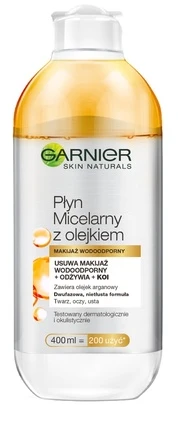 Garnier Skin Naturals micelinis skystis su aliejumi, 400 ml