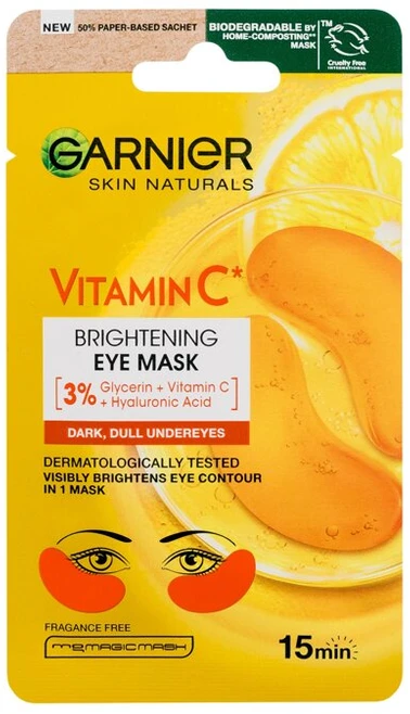 Garnier Skin Naturals Vitamin C Brightening Eye Mask Akių kaukė