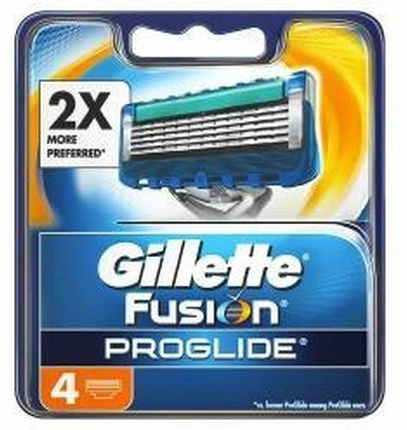 Gillette Fusion ProGlide skutimosi peiliukai 4 vnt