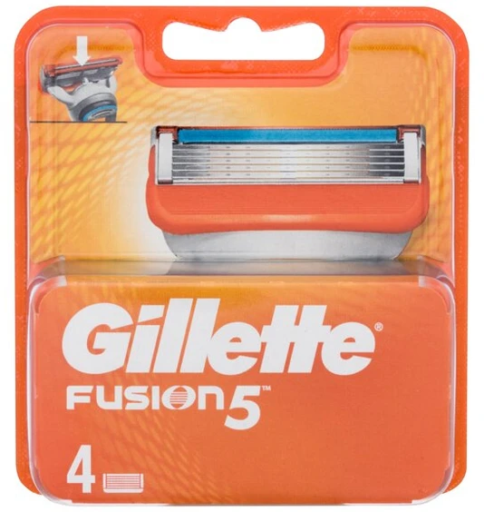 Skutimosi galvutės Gillette Fusion 5, 4 vnt.