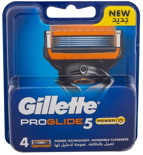 „Gillette Fusion Proglide Power“ skustuvo peiliukai, 4 vnt.