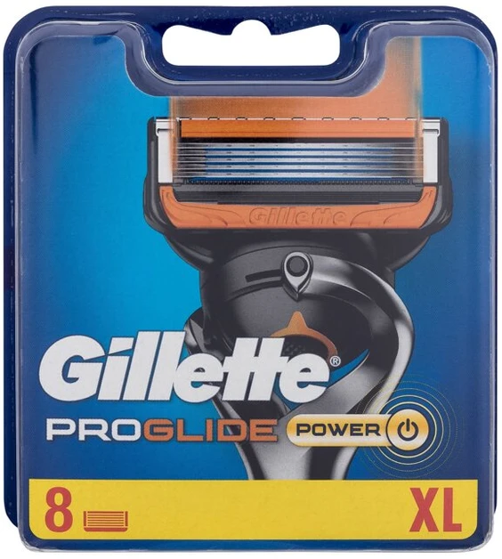 Pakaitinių peiliukų rinkinys Gillette ProGlide Power, 8 vnt.