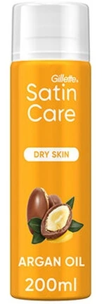 Gillette Satin Care Argan Oil shaving gel 200 ml
