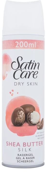 Skutimosi želė sausai odai Gillette Satin Care Shea Butter, 200 ml