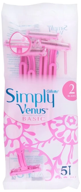 Barzdaskutė "Gillette Venus Simply Basic" skustuvas 5 vienetai